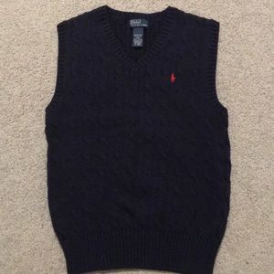Boys size M(10-12) Polo by Ralph Lauren vest